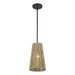 Livex Lighting - 53158-92 - One Light Pendant - Florell - English Bronze