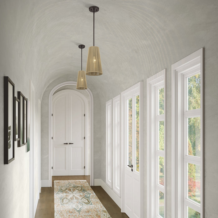 Livex Lighting - 53158-92 - One Light Pendant - Florell - English Bronze