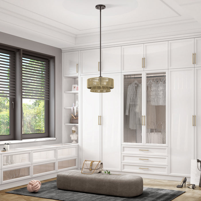 Livex Lighting - 53162-92 - One Light Pendant - Florell - English Bronze