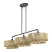 Livex Lighting - 53163-92 - Three Light Linear Chandelier - Florell - English Bronze