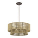 Livex Lighting - 53164-92 - Four Light Chandelier - Florell - English Bronze