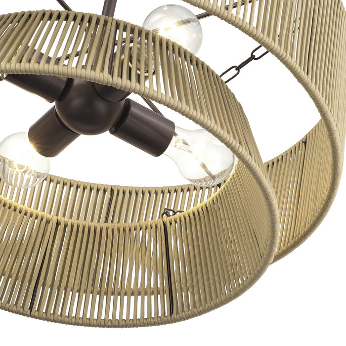 Livex Lighting - 53164-92 - Four Light Chandelier - Florell - English Bronze