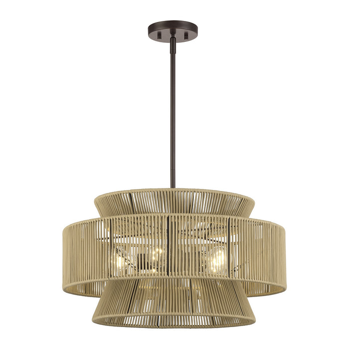Livex Lighting - 53165-92 - Five Light Chandelier - Florell - English Bronze
