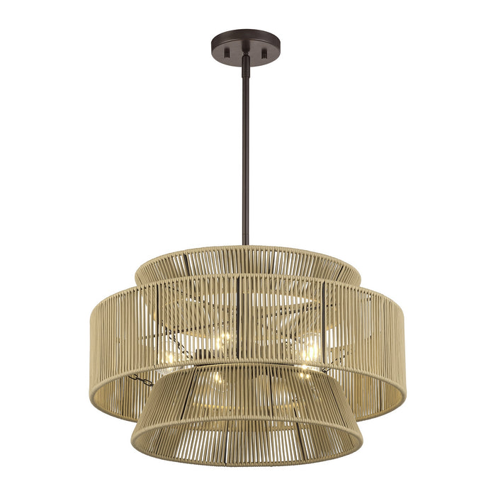 Livex Lighting - 53165-92 - Five Light Chandelier - Florell - English Bronze
