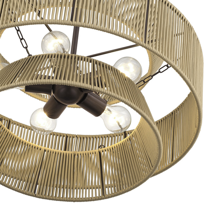 Livex Lighting - 53165-92 - Five Light Chandelier - Florell - English Bronze