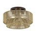 Livex Lighting - 53166-92 - Three Light Semi-Flush Mount - Florell - English Bronze