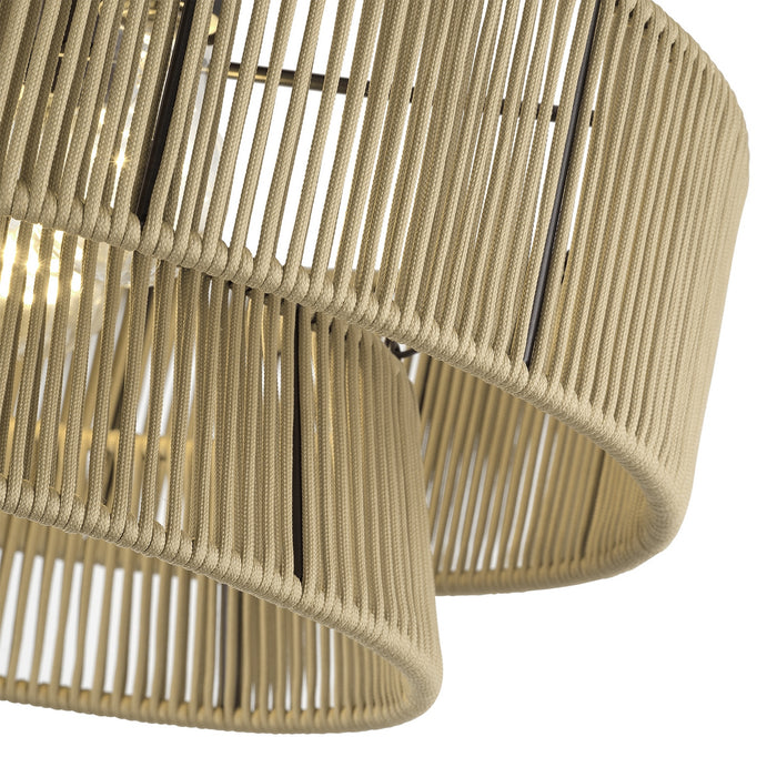 Livex Lighting - 53168-92 - Four Light Semi-Flush Mount - Florell - English Bronze