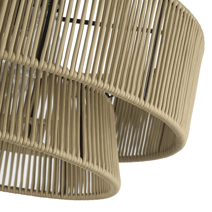 Livex Lighting - 53168-92 - Four Light Semi-Flush Mount - Florell - English Bronze