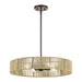 Livex Lighting - 53174-92 - Four Light Pendant - Goldiemesh - English Bronze