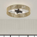 Livex Lighting - 53177-92 - Four Light Semi-Flush Mount - Goldiemesh - English Bronze