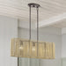 Livex Lighting - 53193-92 - Three Light Linear Chandelier - Goldiemesh - English Bronze