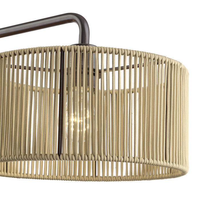 Livex Lighting - 53195-92 - Three Light Linear Chandelier - Goldiemesh - English Bronze