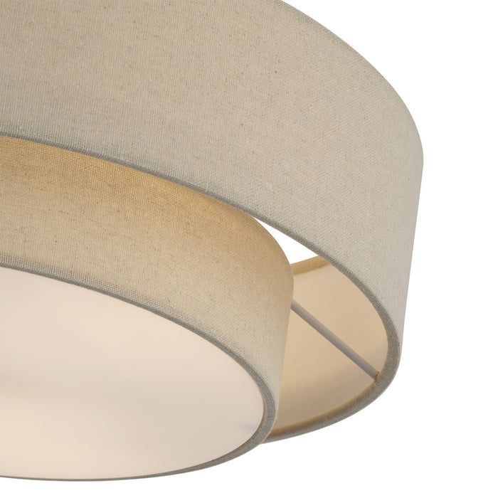 Livex Lighting - 58854-07 - Three Light Semi-Flush Mount - Bellingham - Bronze