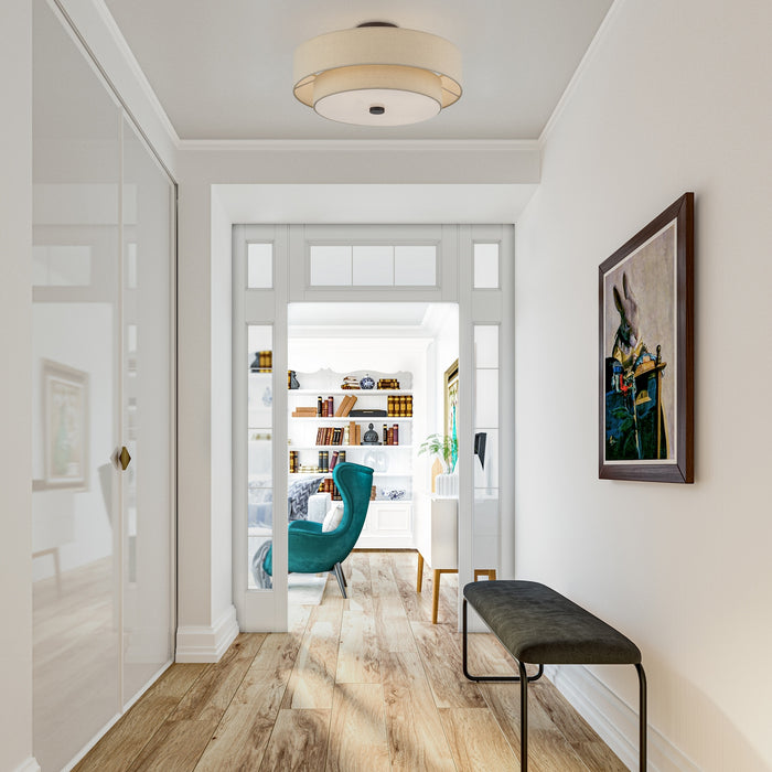 Livex Lighting - 58855-07 - Four Light Semi-Flush Mount - Bellingham - Bronze