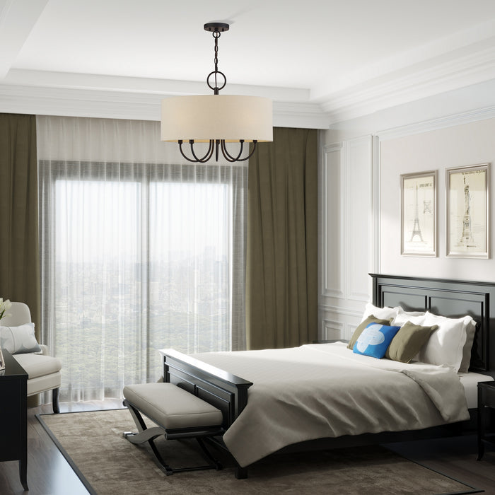 Livex Lighting - 58865-07 - Five Light Chandelier - Bellingham - Bronze