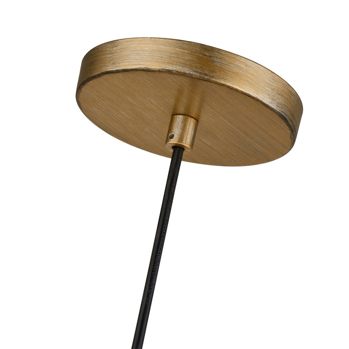 Livex Lighting - 58874-48 - Three Light Pendant - Bellingham - Antique Gold Leaf