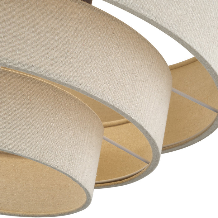 Livex Lighting - 58876-07 - Four Light Semi-Flush Mount - Bellingham - Bronze