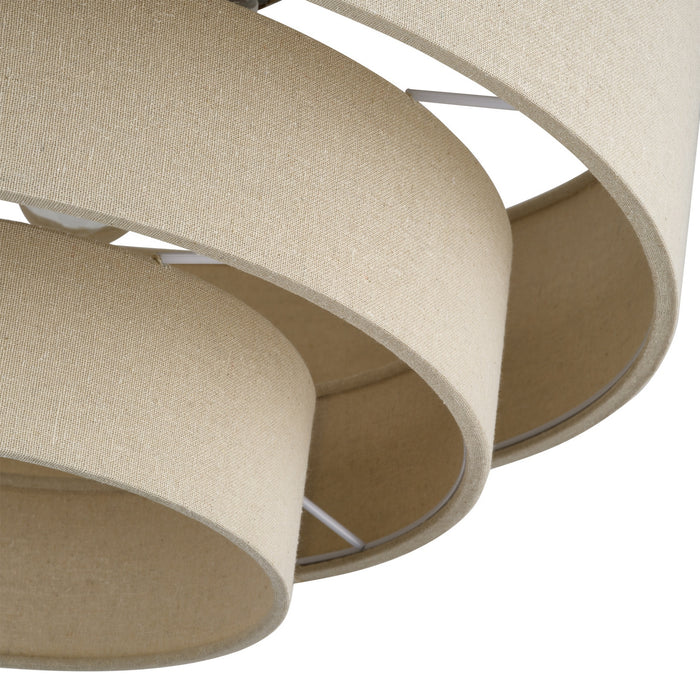 Livex Lighting - 58877-48 - Five Light Semi-Flush Mount - Bellingham - Antique Gold Leaf