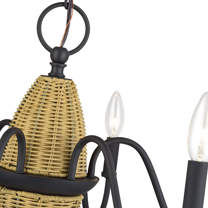 Livex Lighting - 60001-07 - Six Light Chandelier - Laurelin - Bronze