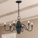 Livex Lighting - 60002-04 - Six Light Chandelier - Laurelin - Black w/Brushed Nickel