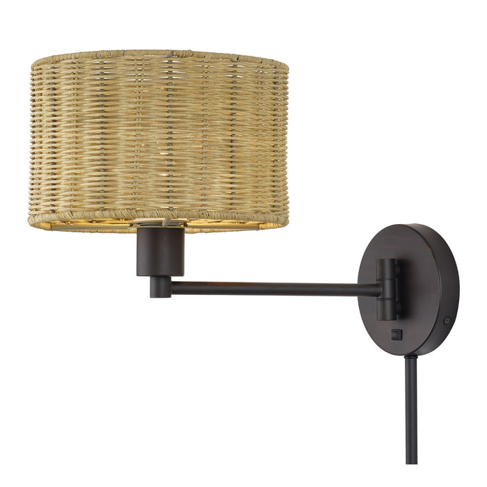 Livex Lighting - 60034-07 - One Light Swing Arm Wall Lamp - Weavington - Bronze