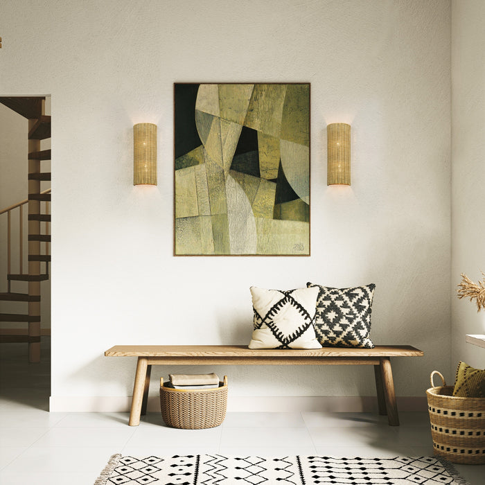 Livex Lighting - 60036-48 - Two Light Wall Sconce - Weavington - Antique Gold Leaf