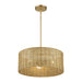 Livex Lighting - 60043-48 - Three Light Chandelier - Weavington - Antique Gold Leaf