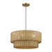 Livex Lighting - 60044-48 - Four Light Chandelier - Weavington - Antique Gold Leaf