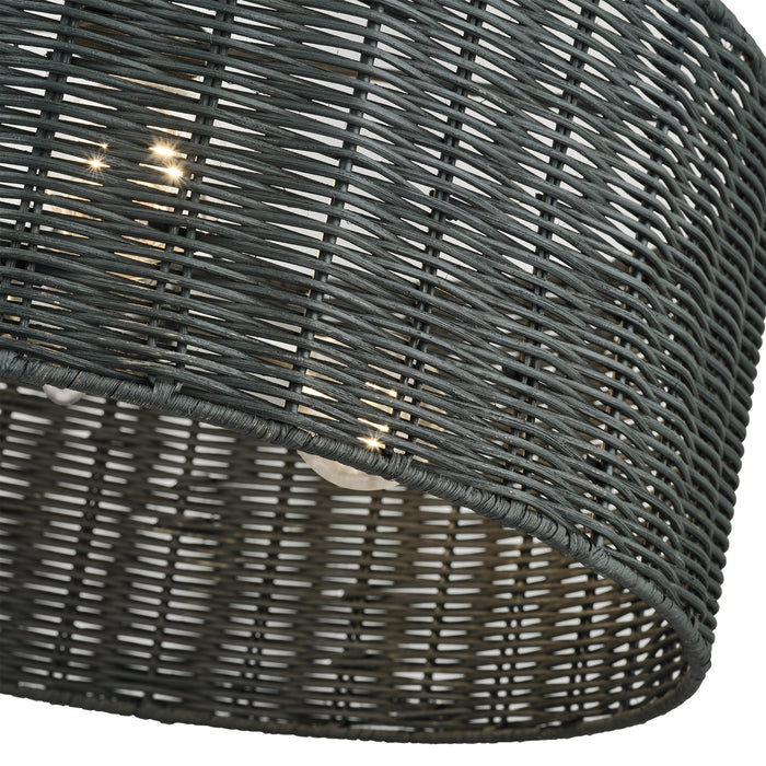 Livex Lighting - 60114-91 - Three Light Chandelier - Weavington - Brushed Nickel