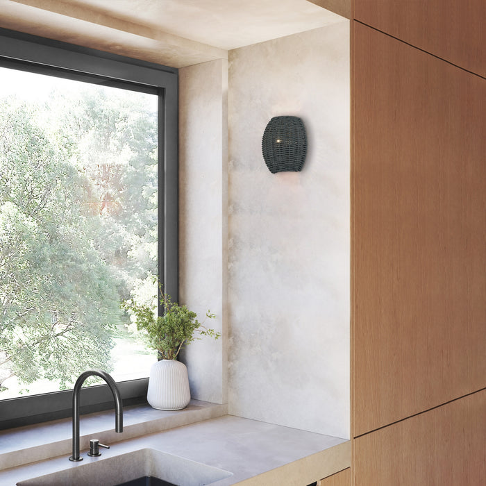 Livex Lighting - 60150-91 - One Light Wall Sconce - Deluna - Black