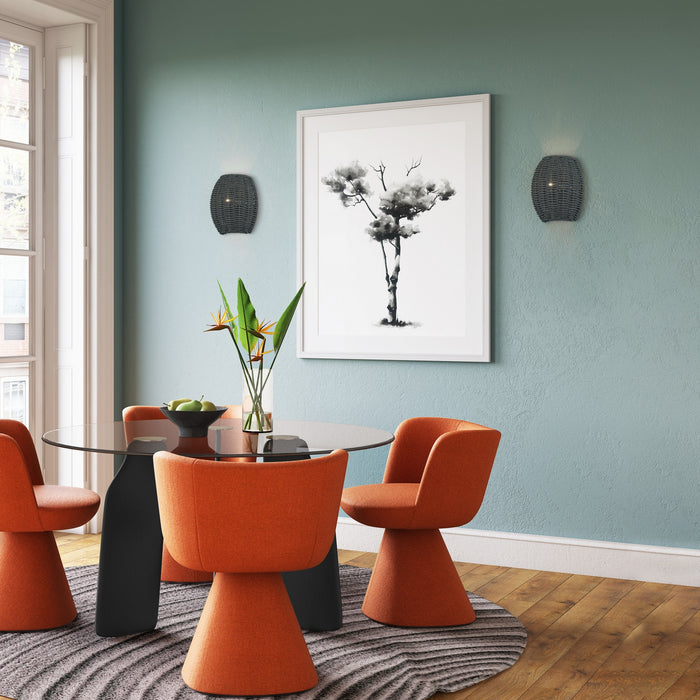 Livex Lighting - 60150-91 - One Light Wall Sconce - Deluna - Black