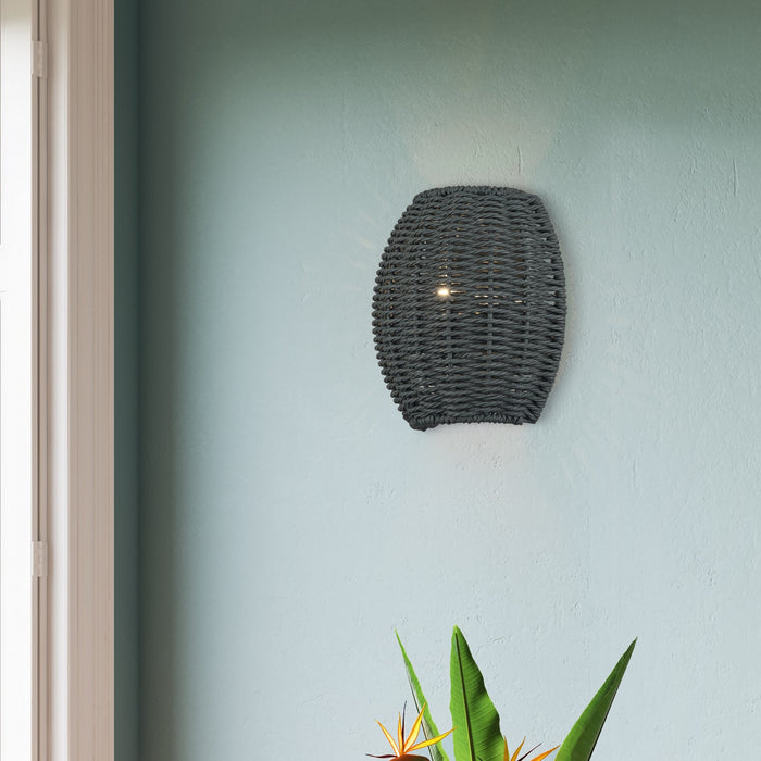 Livex Lighting - 60150-91 - One Light Wall Sconce - Deluna - Black