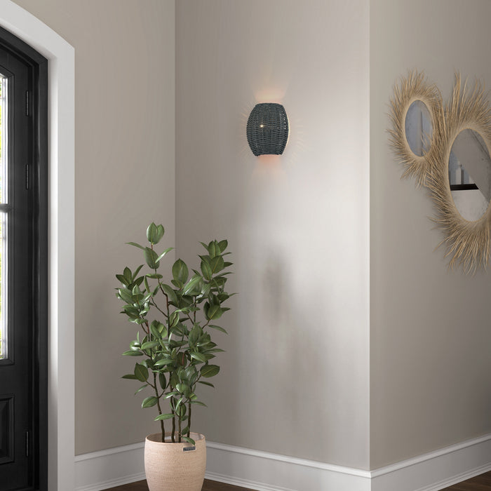 Livex Lighting - 60150-91 - One Light Wall Sconce - Deluna - Black