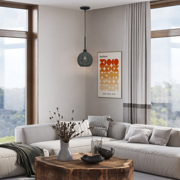 Livex Lighting - 60152-04 - One Light Mini Pendant - Deluna - Black