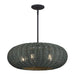 Livex Lighting - 60155-04 - Five Light Chandelier - Deluna - Black