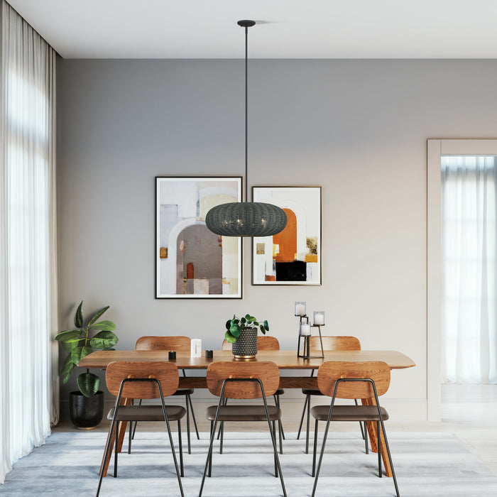 Livex Lighting - 60155-04 - Five Light Chandelier - Deluna - Black