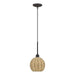 Livex Lighting - 60201-07 - One Light Mini Pendant - Summervine - Bronze