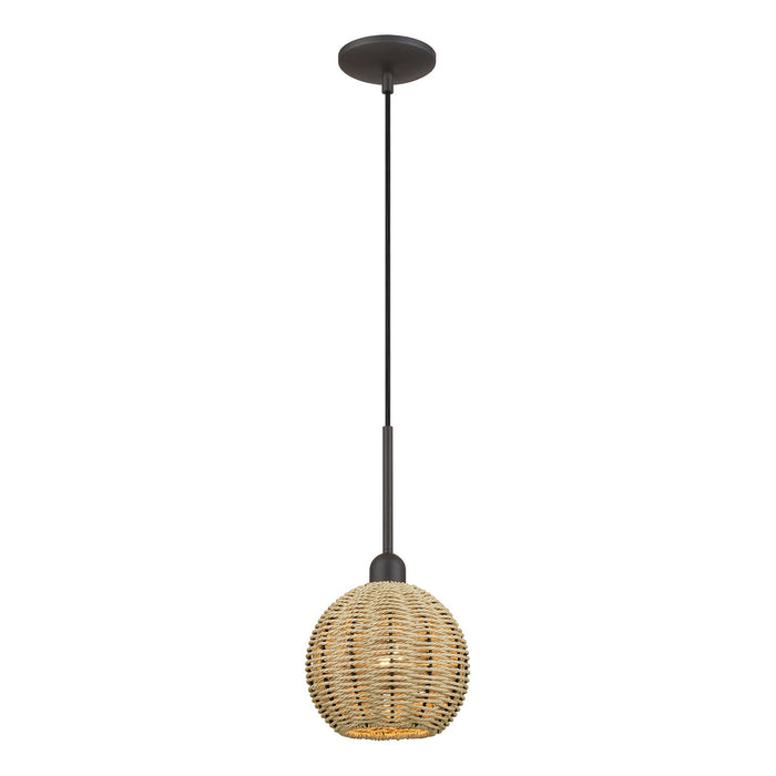 Livex Lighting - 60201-07 - One Light Mini Pendant - Summervine - Bronze