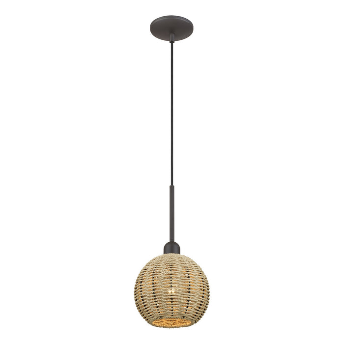 Livex Lighting - 60201-07 - One Light Mini Pendant - Summervine - Bronze