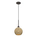 Livex Lighting - 60201-07 - One Light Mini Pendant - Summervine - Bronze