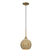 Livex Lighting - 60201-48 - One Light Mini Pendant - Summervine - Antique Gold Leaf