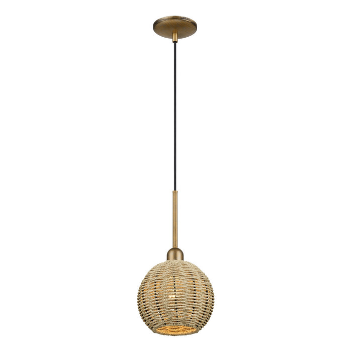 Livex Lighting - 60201-48 - One Light Mini Pendant - Summervine - Antique Gold Leaf