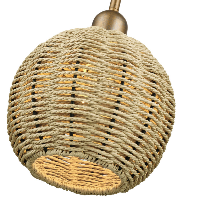 Livex Lighting - 60201-48 - One Light Mini Pendant - Summervine - Antique Gold Leaf