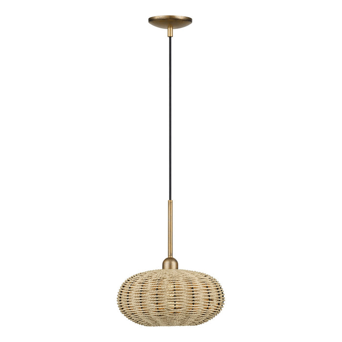 Livex Lighting - 60203-48 - One Light Pendant - Summervine - Antique Gold Leaf