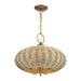 Livex Lighting - 60204-48 - Three Light Chandelier - Summervine - Antique Gold Leaf