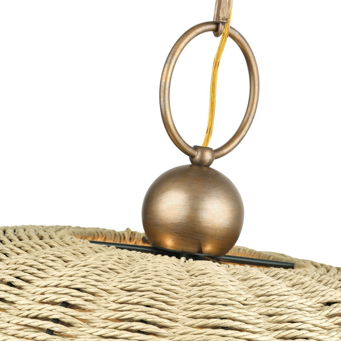 Livex Lighting - 60204-48 - Three Light Chandelier - Summervine - Antique Gold Leaf