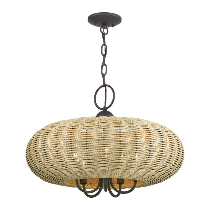 Livex Lighting - 60205-07 - Five Light Chandelier - Summervine - Bronze
