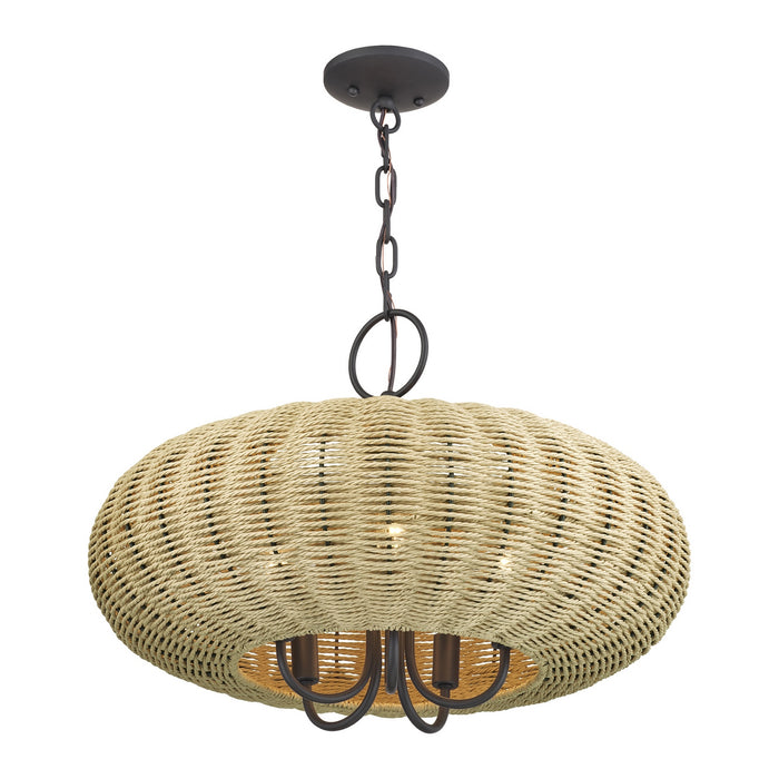 Livex Lighting - 60205-07 - Five Light Chandelier - Summervine - Bronze