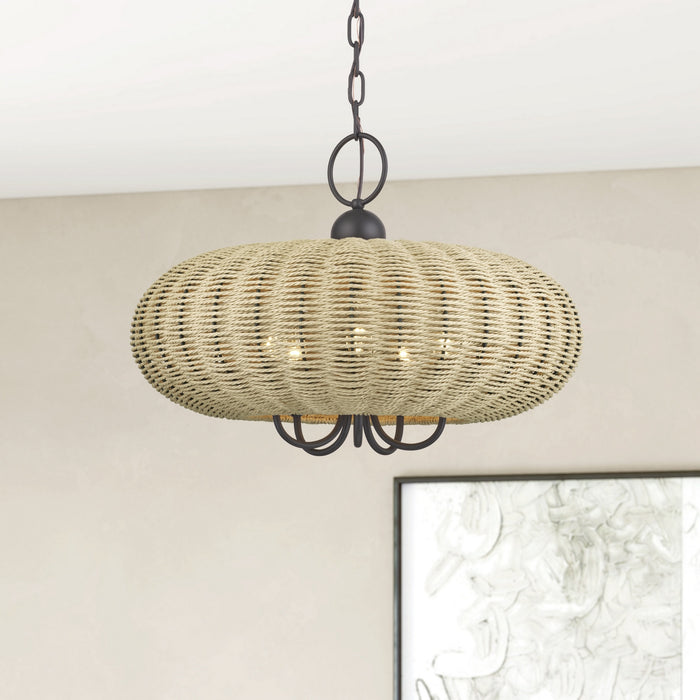 Livex Lighting - 60205-07 - Five Light Chandelier - Summervine - Bronze
