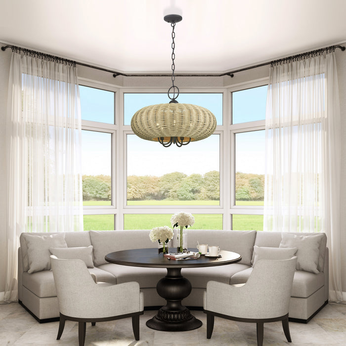 Livex Lighting - 60205-07 - Five Light Chandelier - Summervine - Bronze